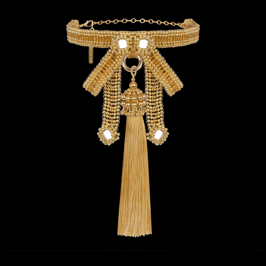 Gold Amaya Modular Bow Choker
