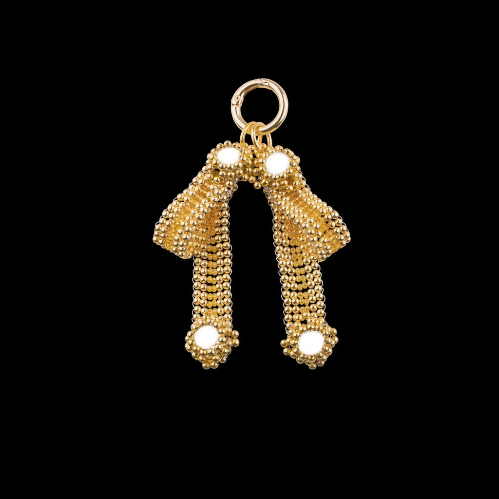 Teuta Modular Belt with Tassels & Bow Medallions – Gold | Object & Dawn Best Seller