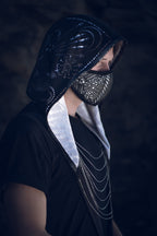 Tribal Warrior Cactus Leather Mask