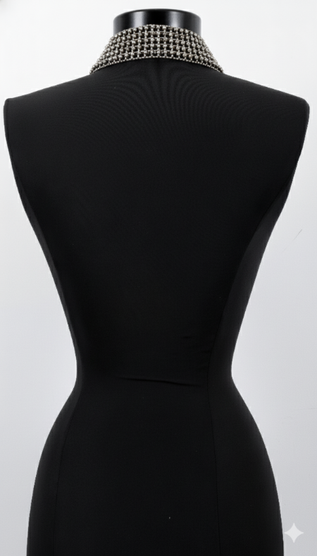 Beaded Tailored Collar with Removable Tie- 6 Looks in 1