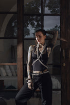 Beaded Adjustable Chain Belt with Removable Tassel - 7 Looks in 1