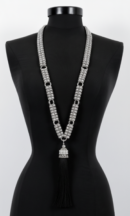 Beaded Link Necklace w/ Removable Tassel - 7 Looks in 1