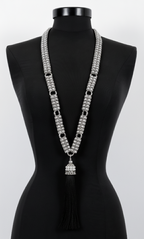 Beaded Link Necklace w/ Removable Tassel - 7 Looks in 1