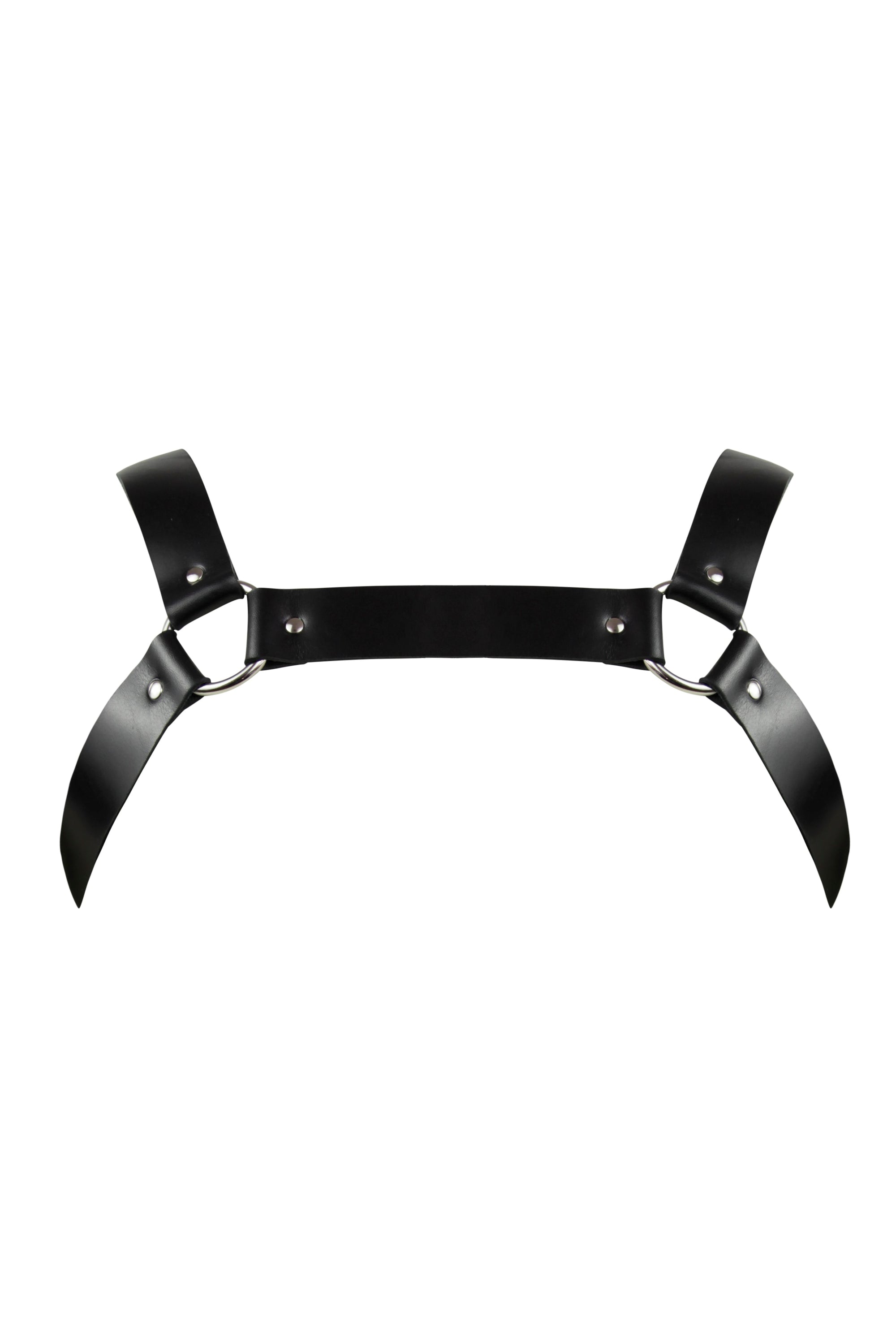 Studio Moonbow - Leather Chest Harness (3cm Wide) – Black