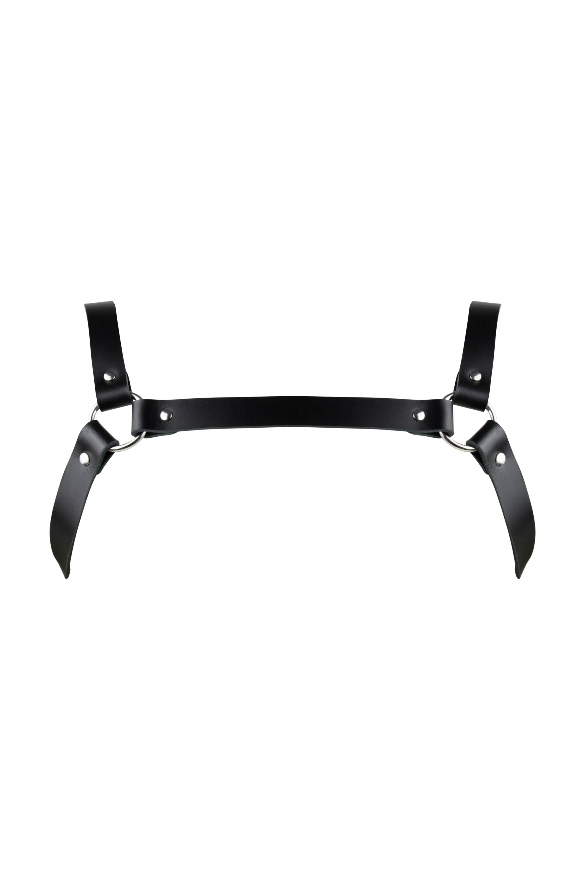 Studio Moonbow - Leather Chest Harness – Black