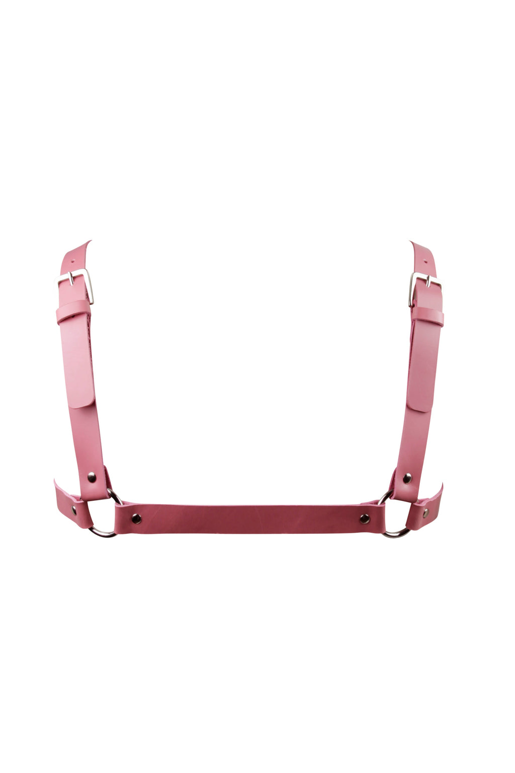 Studio Moonbow - Leather Chest Harness – Pink