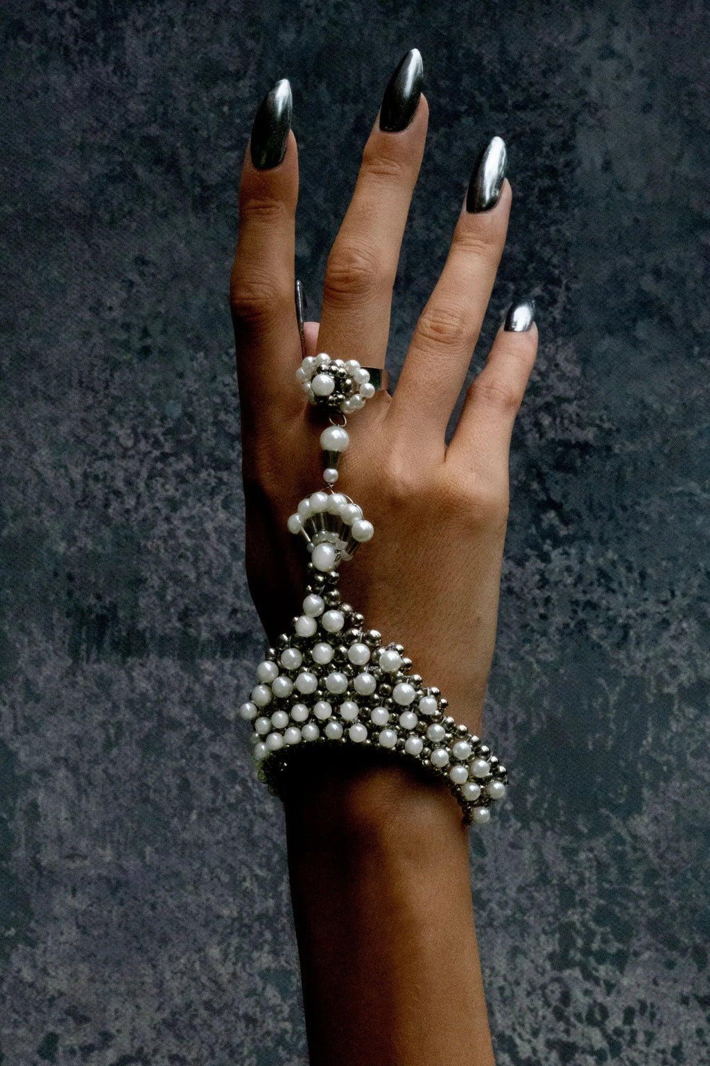 Mata Hari Ring & Hand Jewelry in 4 Color Variants