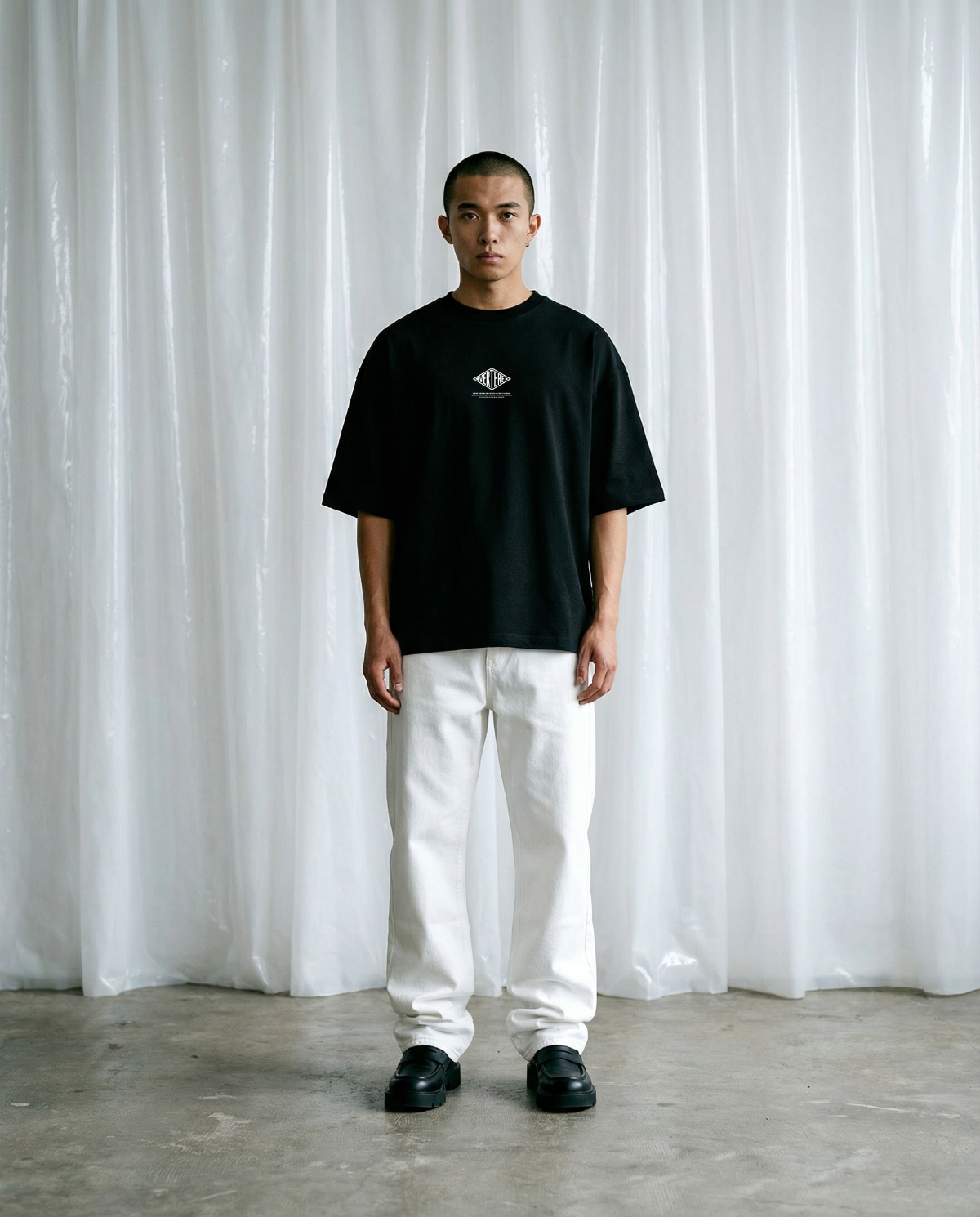 CORPORATE LOGO T-SHIRT - BLACK