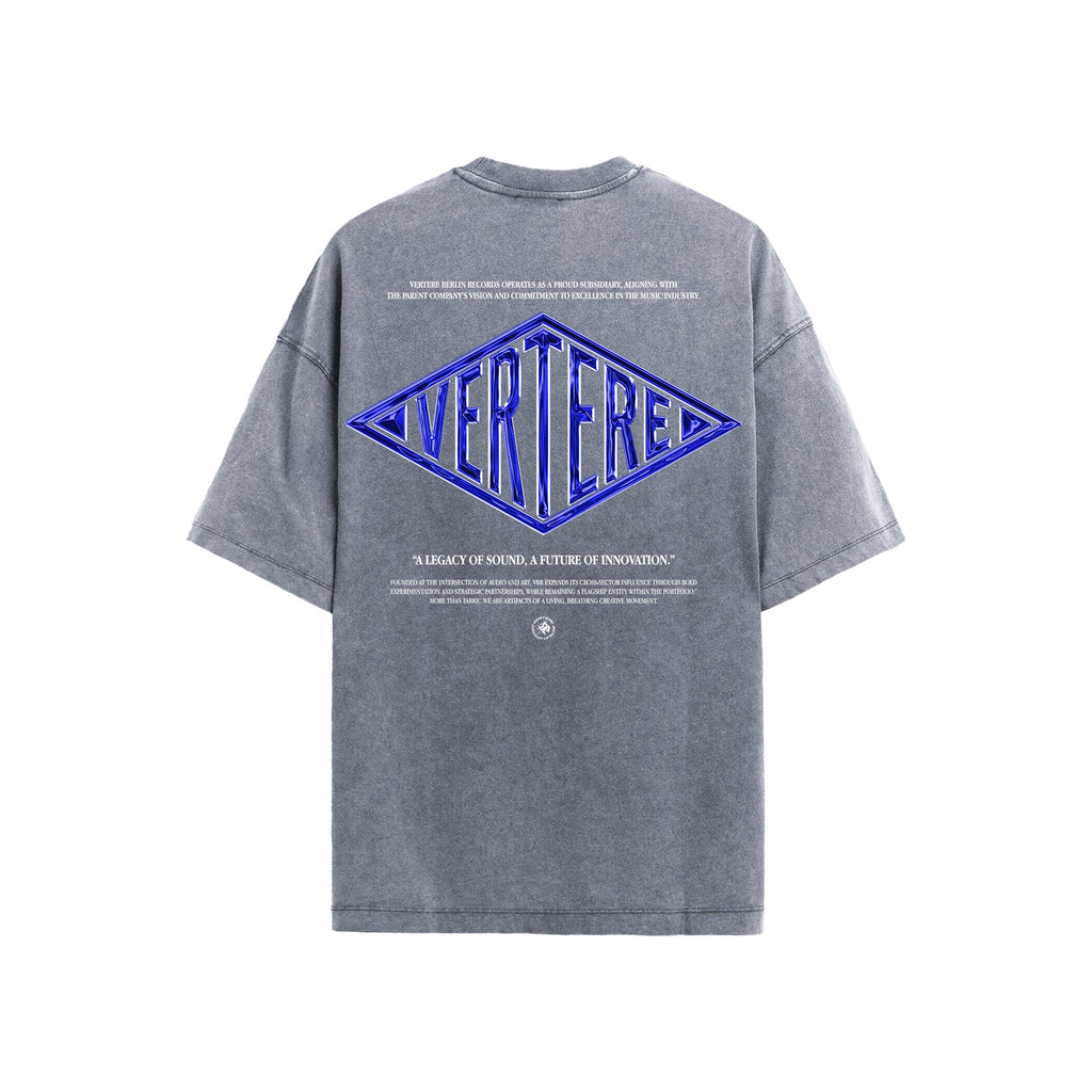 CORPORATE LOGO T-SHIRT - WASHED GREY