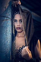 Cosmic Druid Laser Cut Chain Hood