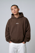 DGTL X VERTERE SYSTEM SHOCK HOODIE - COFFEE