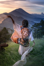 Dawn's Witness Kimono- Autumn Skye Wearable Art