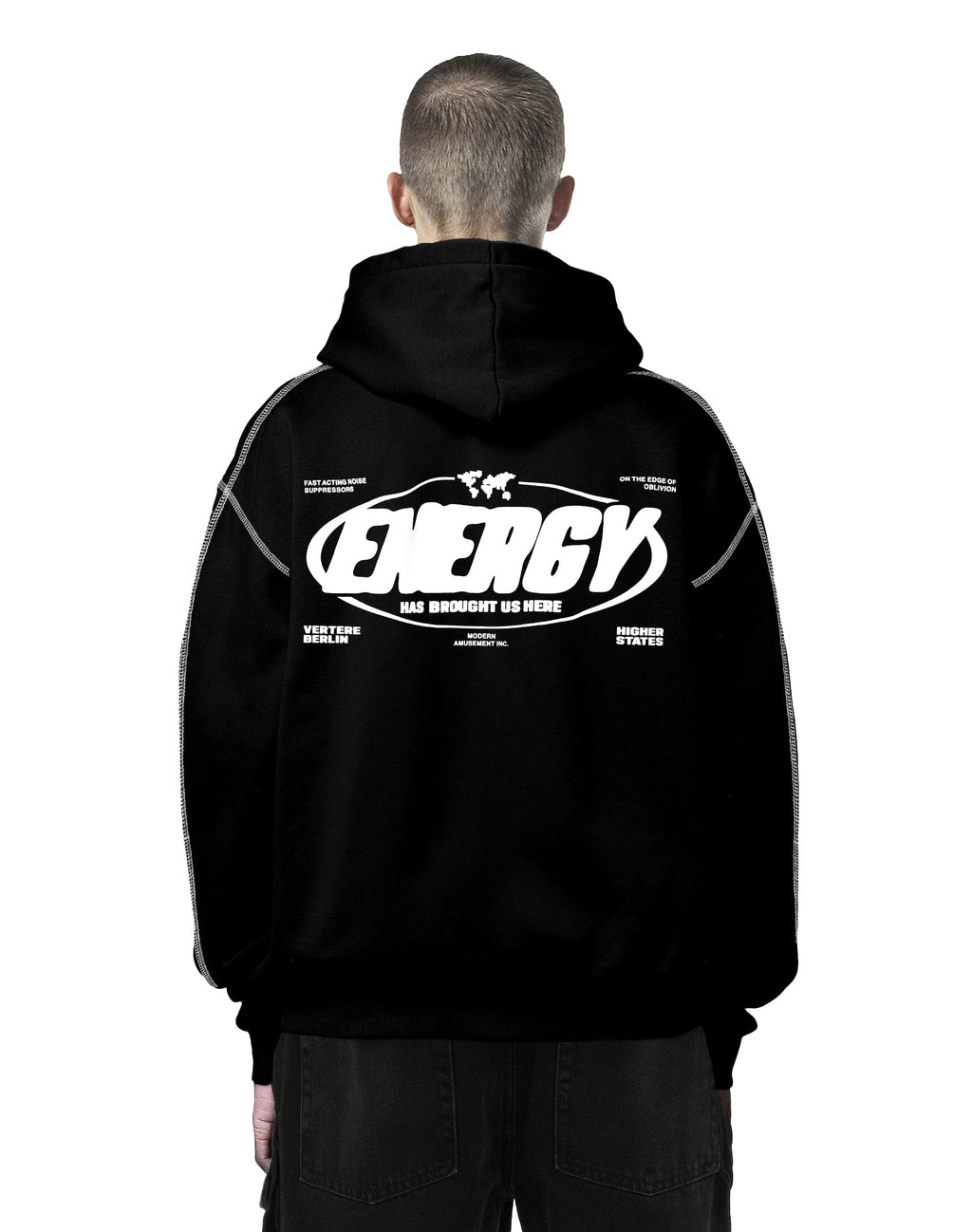 ENERGY HOODIE - BLACK