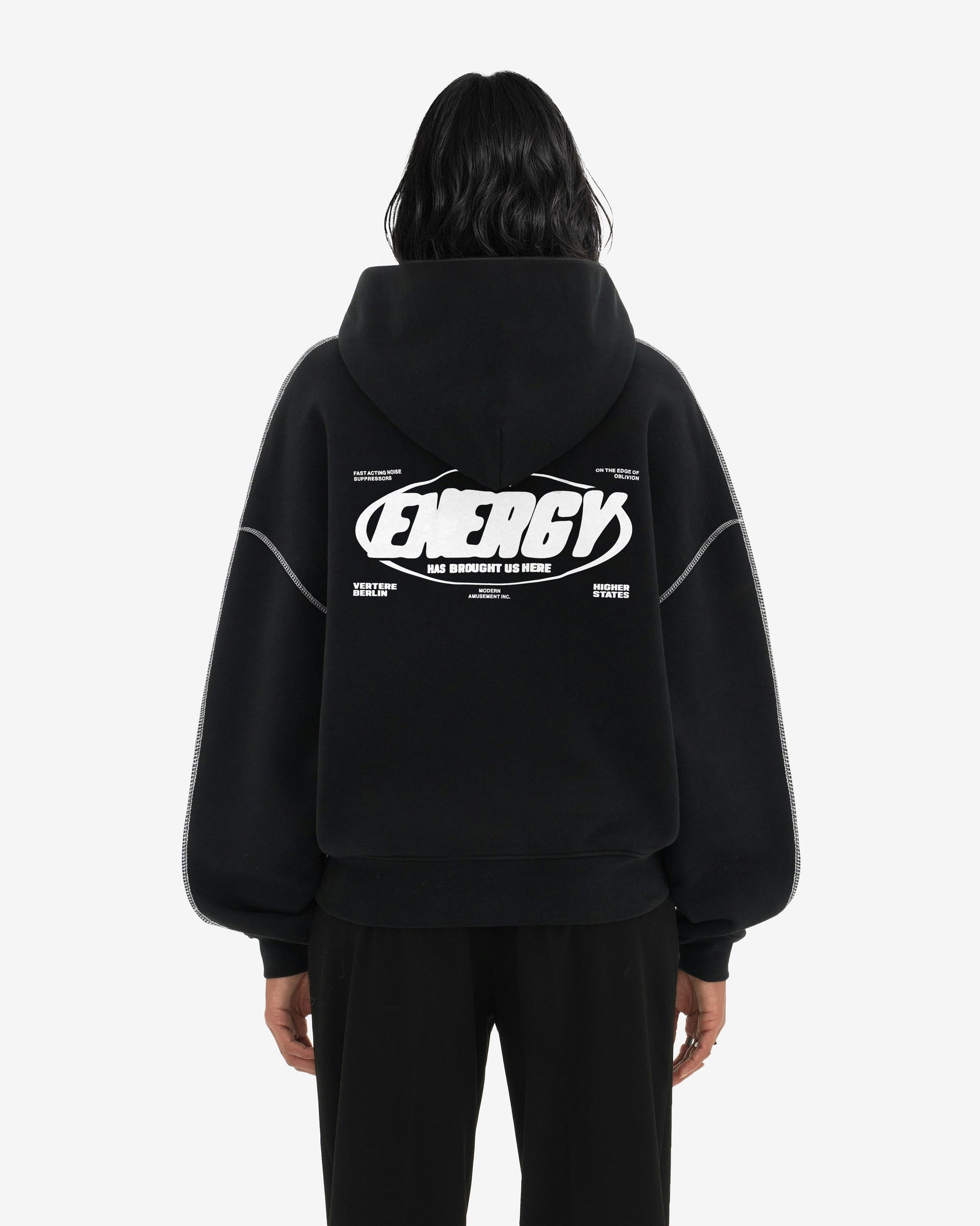 ENERGY HOODIE - BLACK