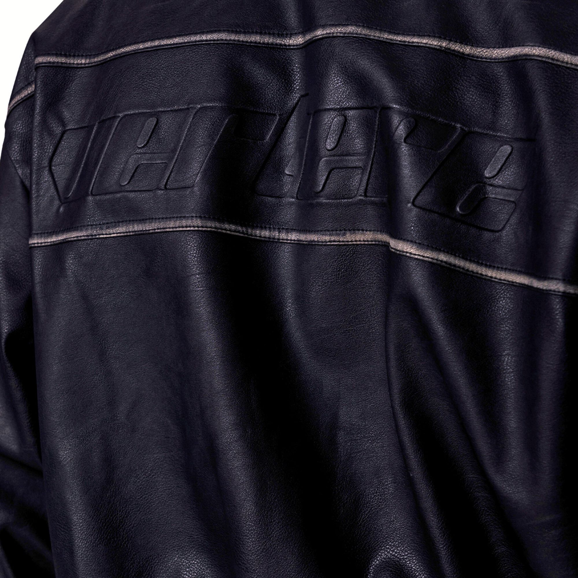 ENIGMA LEATHER JACKET - BLACK