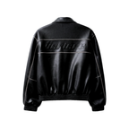 ENIGMA LEATHER JACKET - BLACK