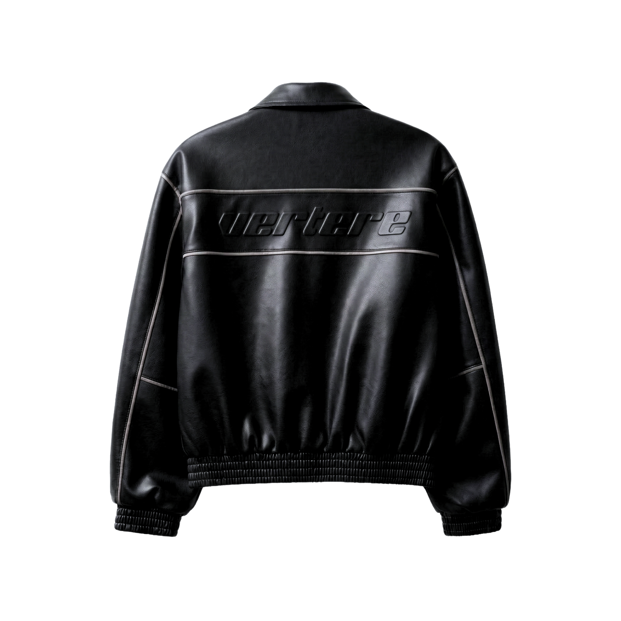 ENIGMA LEATHER JACKET - BLACK