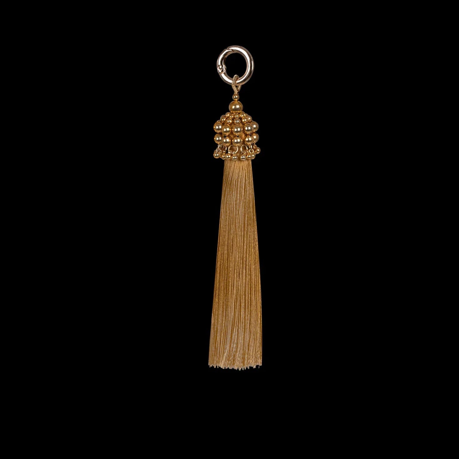 5" Gold Cap Polyester Tassel - 5 color variations