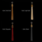 Teuta Modular Belt with Tassels & Bow Medallions – Gold | Object & Dawn Best Seller