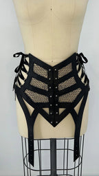 Lister Beaded Leather Girdle Belt