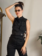 Tomb Raider Style Overall Jump-Suit