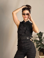 Tomb Raider Style Overall Jump-Suit