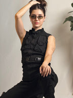 Tomb Raider Style Overall Jump-Suit