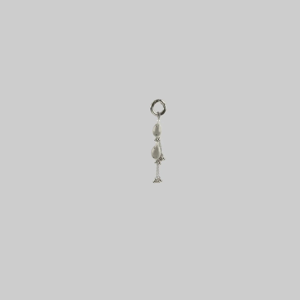Jas Modular Headpiece System w/Face Chain in Pearl