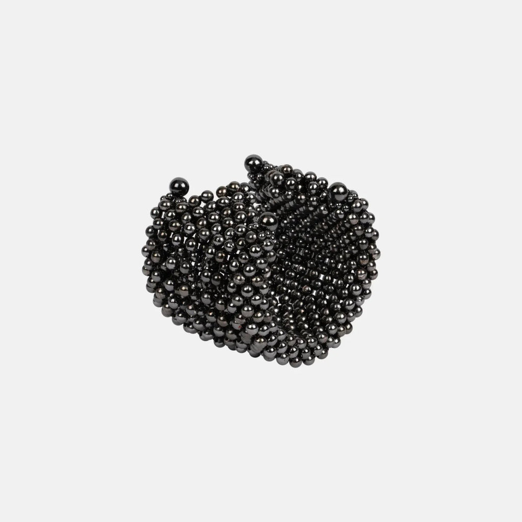 Men's Khutulun Wide 4D Cuff in Jet Black