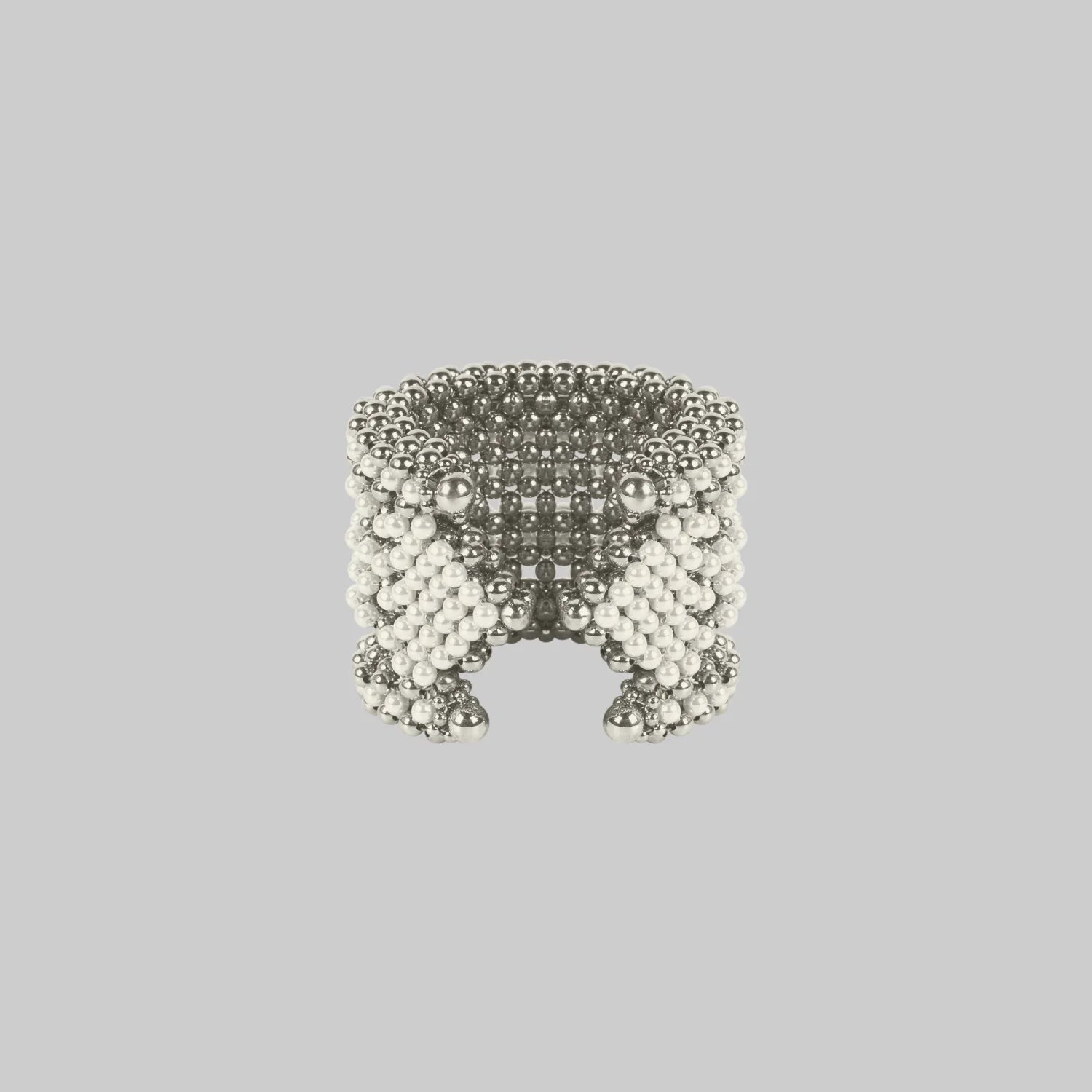 Khutulun Wide 4D Cuff in Pearl