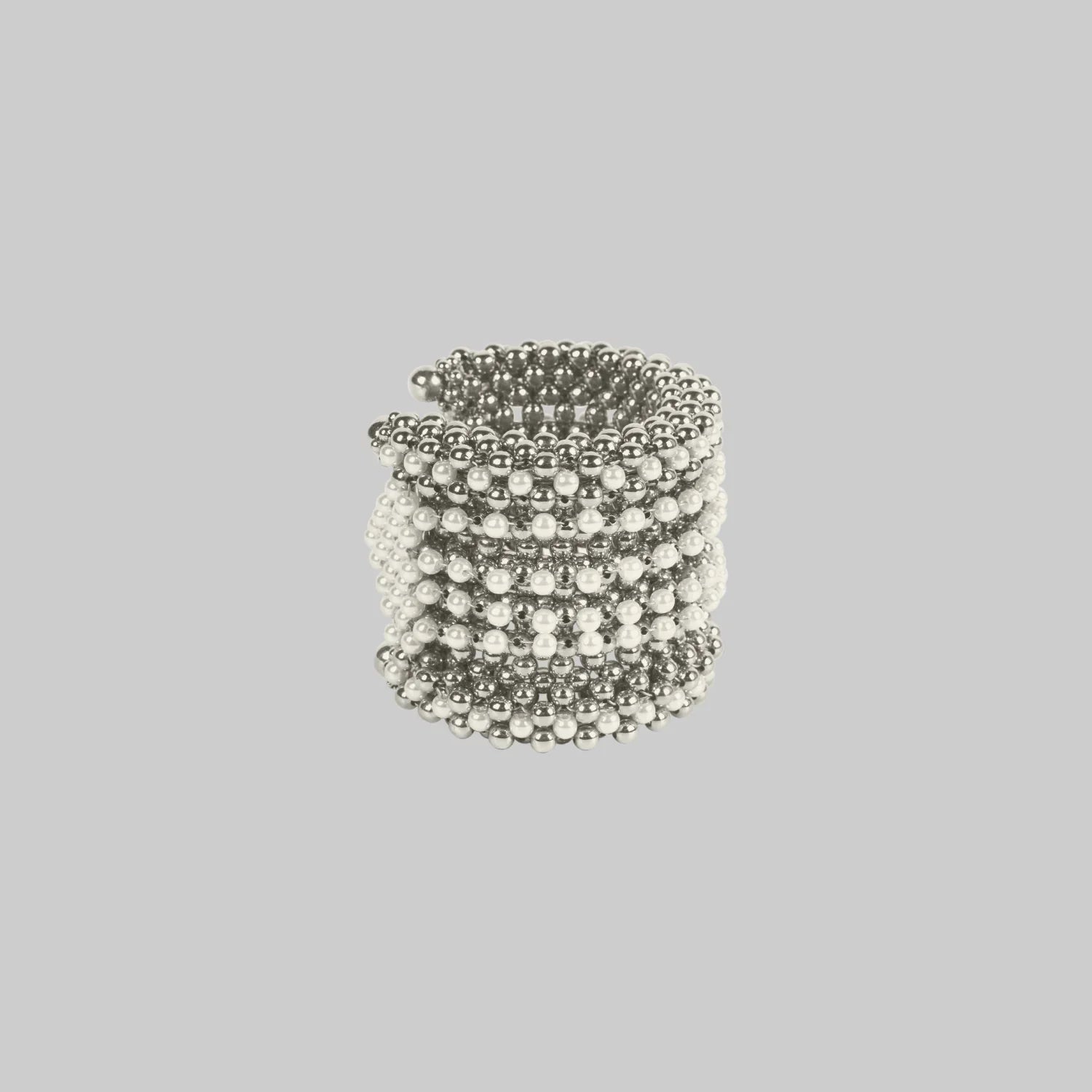 Khutulun Wide 4D Cuff in Pearl