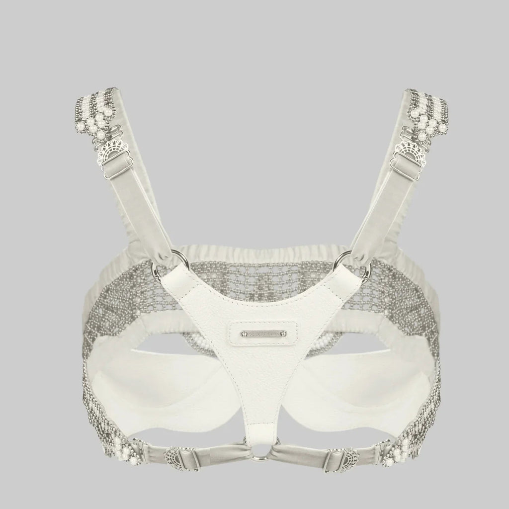 Khutulun Modular Top with Leather Balconette – Pearl |  Best Seller