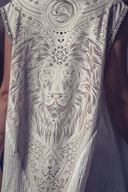 Kameleo Laser Cut Vest (White/Cream)