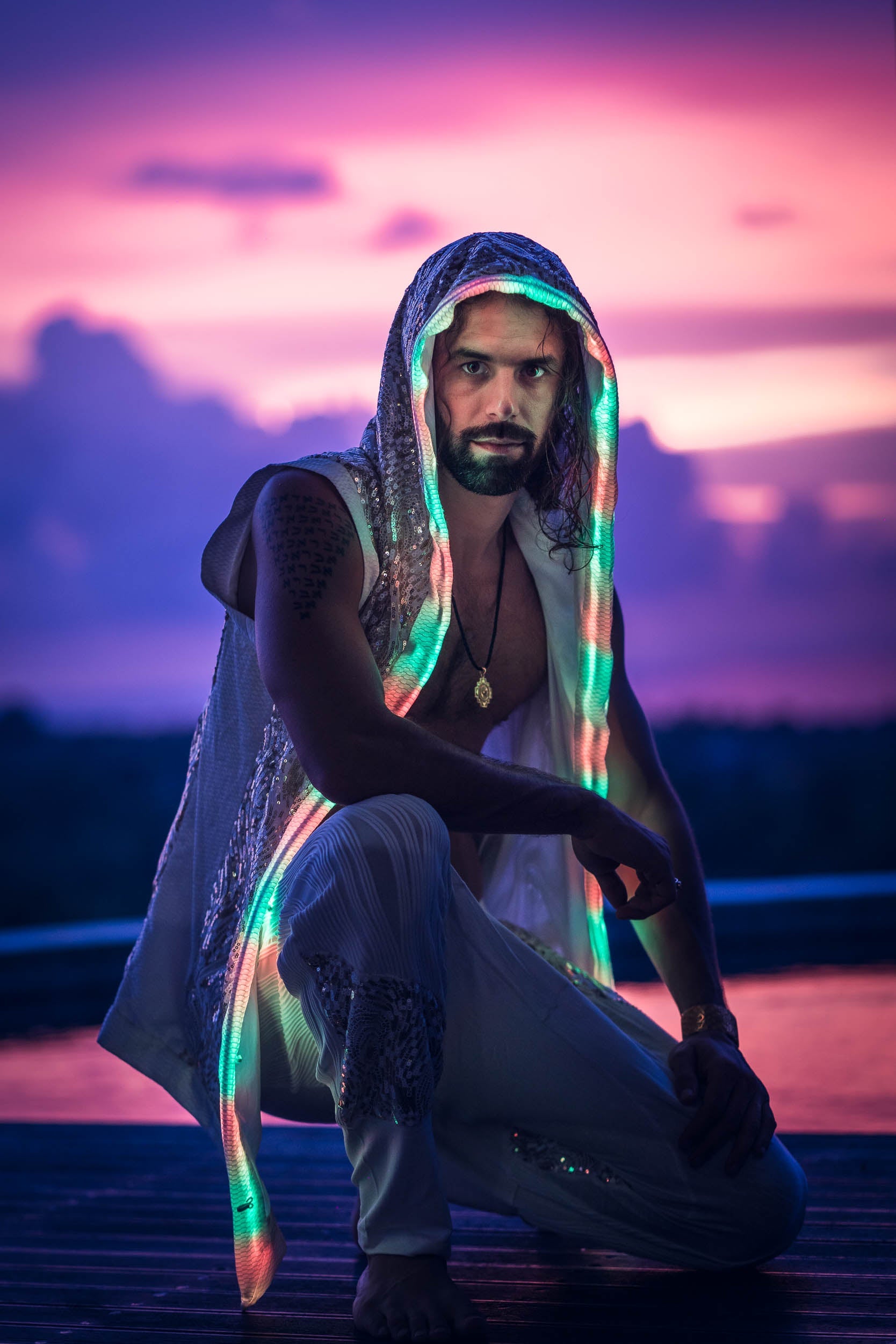 LED Mystic Fusion Sequin Vest