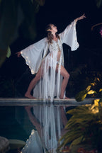 LED Kimono (White/Gold)
