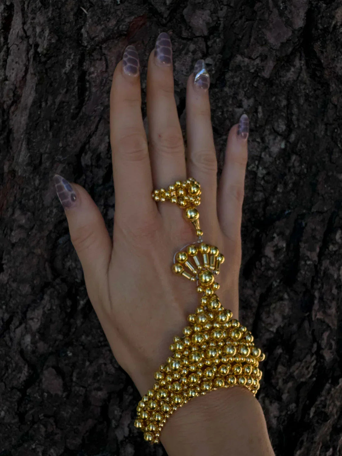 Mata Hari Ring & Hand Jewelry in 4 Color Variants