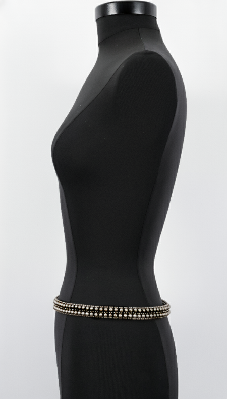 Beaded Adjustable Chain Belt with Removable Tassel - 7 Looks in 1