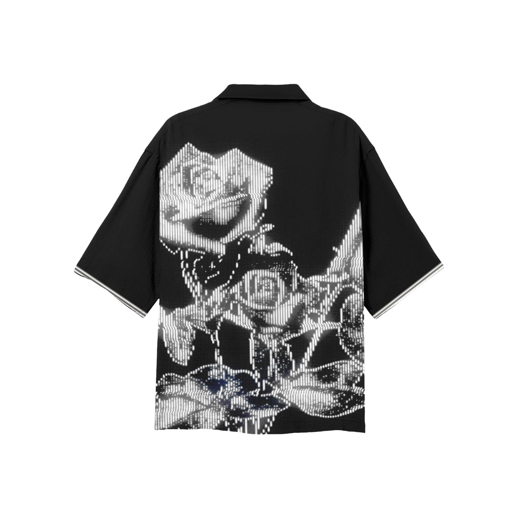 MORPH VISCOSE SHIRT - BLACK