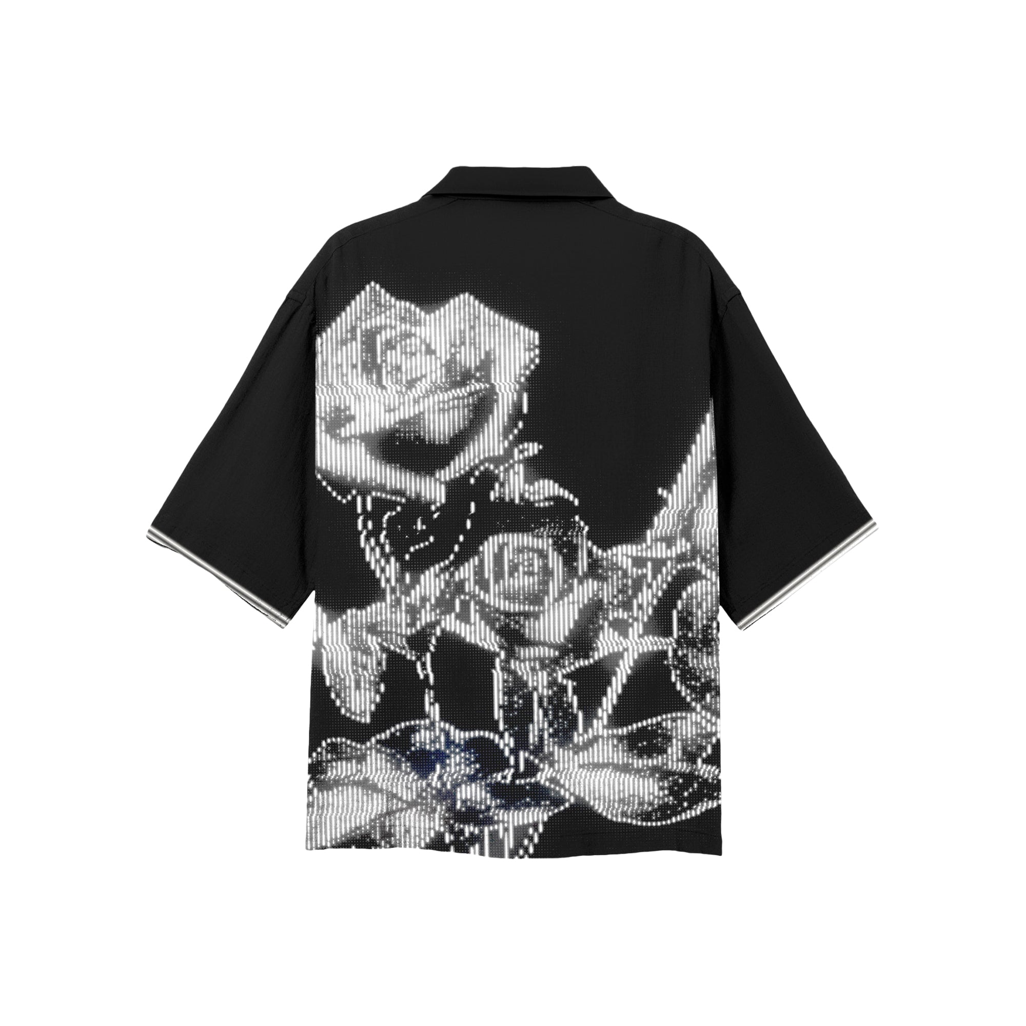 MORPH VISCOSE SHIRT - BLACK