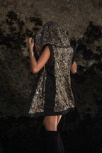 Mystic Fusion Sequin Vest (Black/Gold)