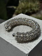 Nyx Cross-Beaded Cuff - 2 Color Variants