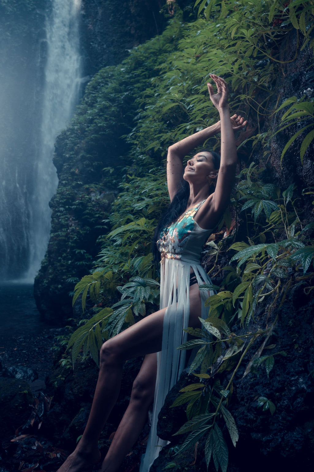 Kwan Yin Fringe Top