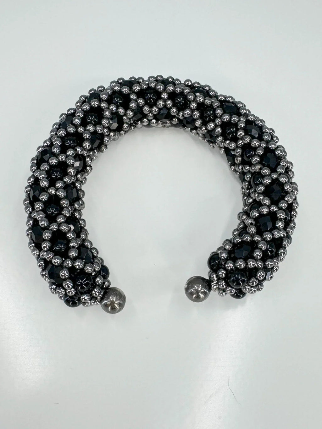 Nyx Cross-Beaded Cuff - 2 Color Variants