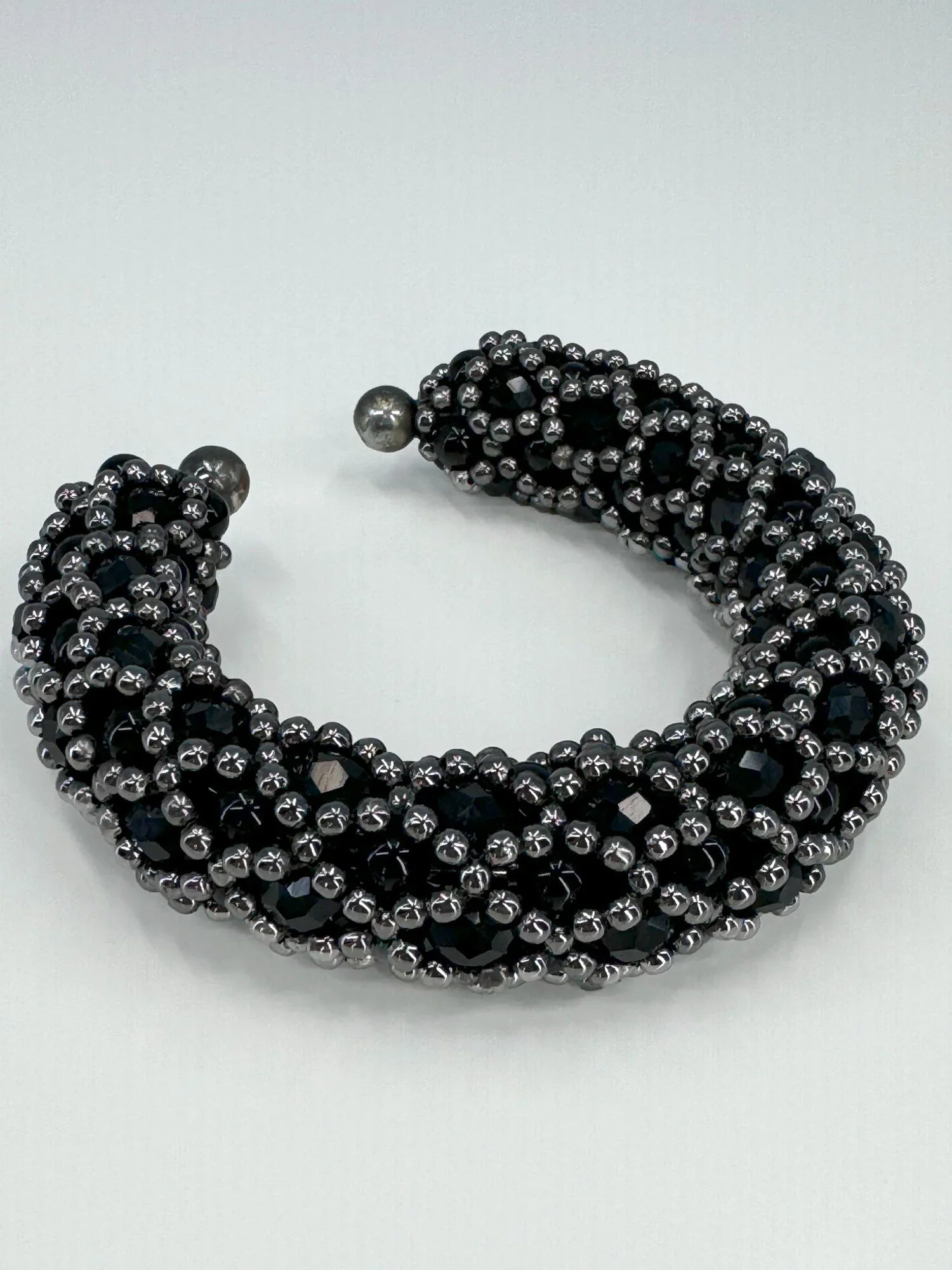 Nyx Cross-Beaded Cuff - 2 Color Variants