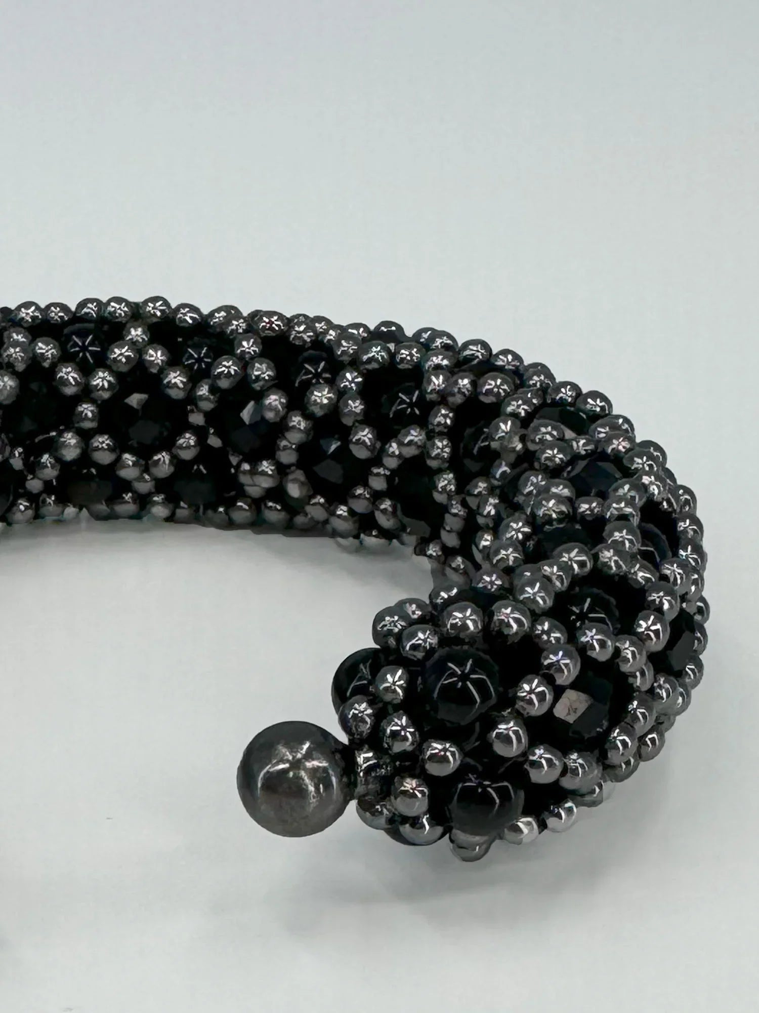 Nyx Cross-Beaded Cuff - 2 Color Variants