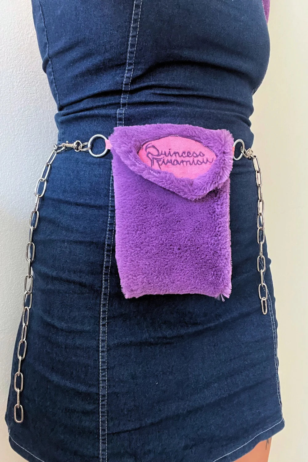 Princess Tiramisu - Fluffy Phone Bag - Purple