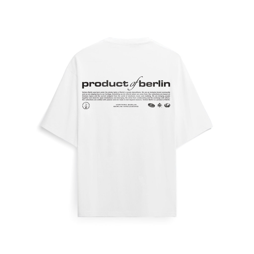 PRODUCT OF BERLIN T-SHIRT - WHITE
