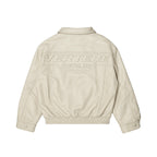 RACING LEATHER JACKET - CREME