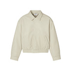 RACING LEATHER JACKET - CREME