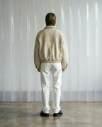 RACING LEATHER JACKET - CREME